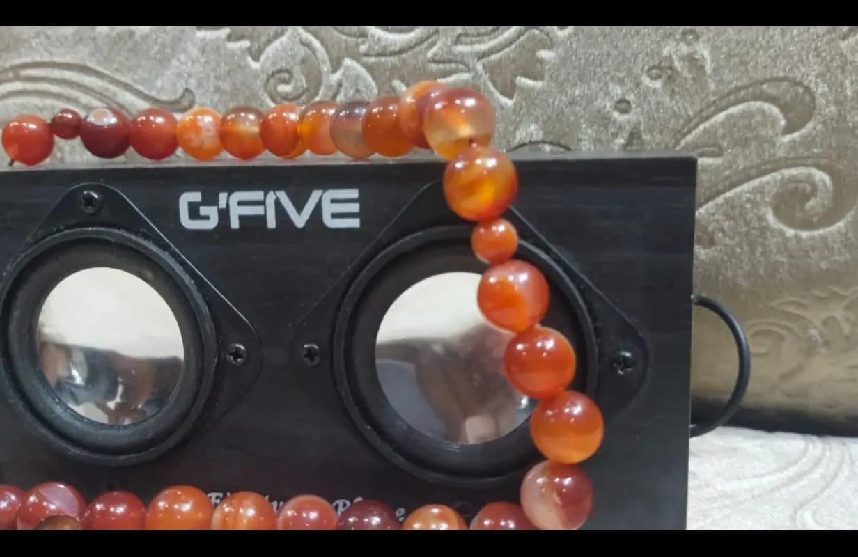 Real Aqeeq Stone Tasbih