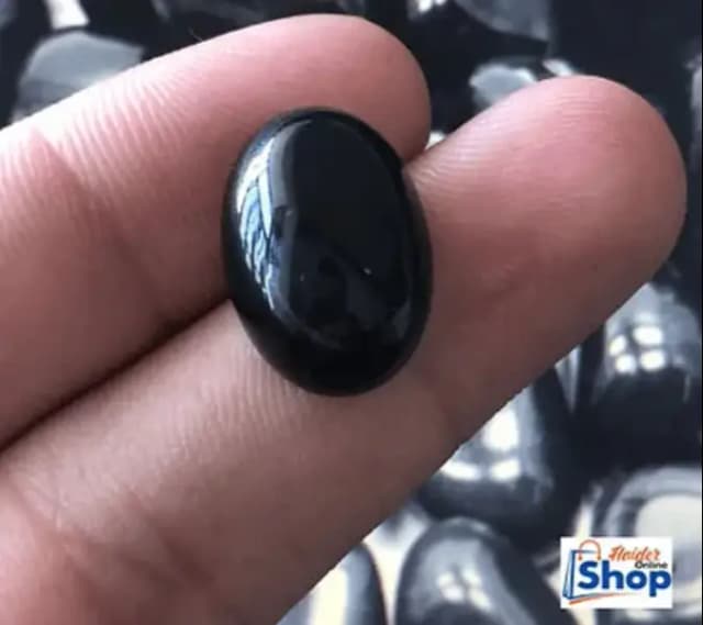 Black Aqeeq Stone Original