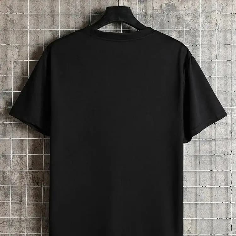 Half Sleeve t-shirt for men in Black
